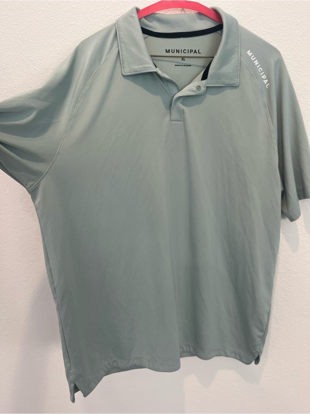 Municipal Sport Utility Gear Polo Shirt Mens L SportCross Tech Golf